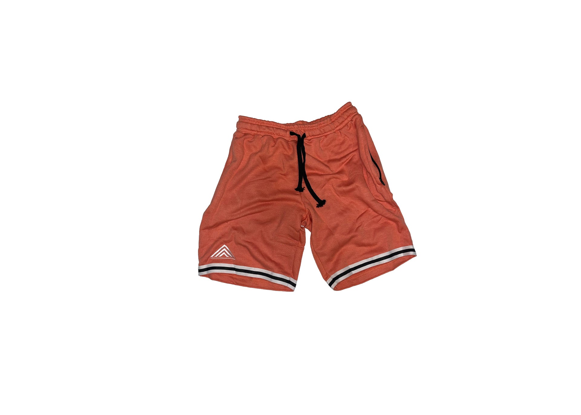 Embroidered Shorts | Sunkist coral